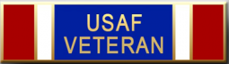 5 Section USAF Veteran  Commendation Bar