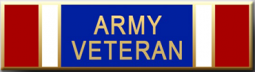 5 Section Army Veteran  Commendation Bar