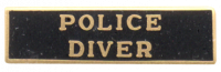 Police Diver Marksmanship Bar