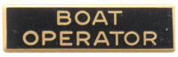 Boat Operator Marksmanship Bar