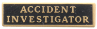 Accident Investigator Bar