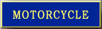MOTORCYCLE One Section Commendation Bar