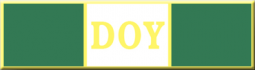 DOY, 3 Section Commendation Bar