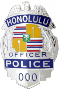 Honolulu Hawaii Custom Badge