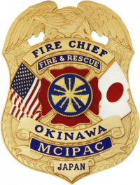 MCIPAC FIRE & RESCUE Shield Badge
