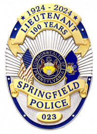 Springfield Police Badge with Flags