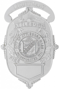 Attleboro Fire Department Shield Badge