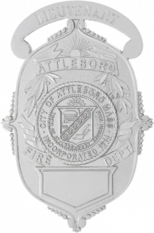 Attleboro Fire Department Shield Badge