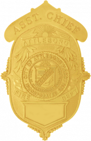 Attleboro Fire Department Shield Badge