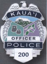Kaua'i Police Badge