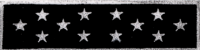 1 Color Commendation Bar w/12 Stars