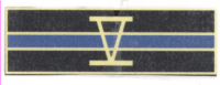 V roman numeral commendation bar
