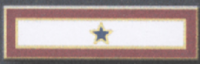 1 Star, 3 Section commendation bar