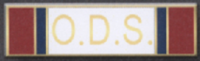 O.D.S., 5 Section commendation bar