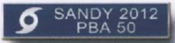 SANDY 2012 PBA 50, 2 Section commendation bar