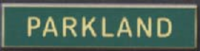 PARKLAND, 1 Section commendation bar