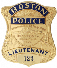 Boston Police Badge