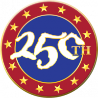 Commemorative Patriotic 250th Lapel Pin