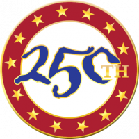 Commemorative Patriotic 250th Lapel Pin