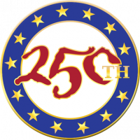 Commemorative Patriotic 250th Lapel Pin