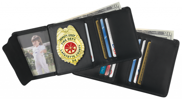 police badge wallet