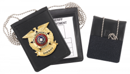 Recessed Badge and ID Neck Holder