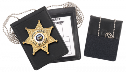 Recessed Badge and ID Neck Holder