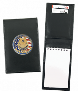 Note Pad Holder with Recessed area for 1 3/4"D Coin