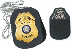 Oval Velcro Badge Holder