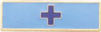 Two Section Cross Engravable Commendation Bar