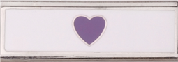 Two Color Engravable Purple Heart Commendation Bar