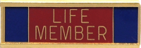 Three Section Life Member Commendation Bar