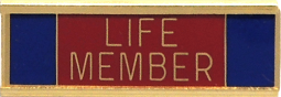 Three Section Life Member Commendation Bar