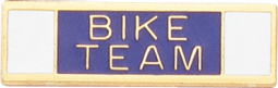 Three Section Bike Team Recognition Bar