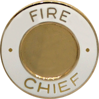Fire Chief Circular Cap Badge