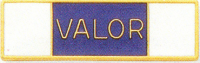 Three Section Engravable Valor Commendation Bar