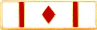 Six section Commendation Bar with diamond