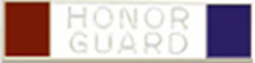 3 Section Honor Guard Commendation Bar