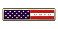 American Flag Commendation Bar for MBPD
