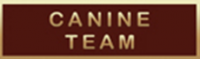 Canine Team Commendation Bar