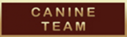 Canine Team Commendation Bar