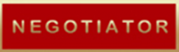 Negotiator Commendation Bar