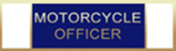 Three Section Motorcycle Officer  Commendation Bar