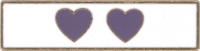 3 Color Purple Heart Commendation Bar