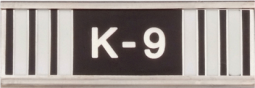 Engravable K9 Handler Commendation Bar