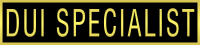 DUI Specialist Commendation Bar