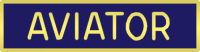 Aviator Certification Bar