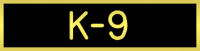 K9 Handler Commendation Bar