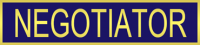 Negotiator Commendation Bar
