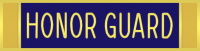 Honor Guard Commendation Bar